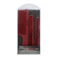 BaBylissPRO Barberology Comb Set – Red