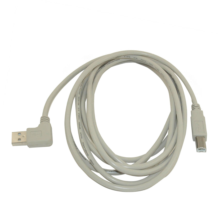 10FT Right-Angle USB A-to-B Cable