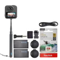 GoPro MAX2 8K 360° Camera Bundle
