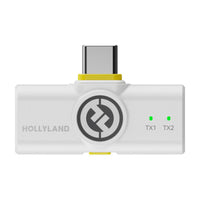 Hollyland LARK M2 DUO Wireless Mic – Ivory