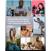 LARK M2 DUO Wireless Mic — Charcoal