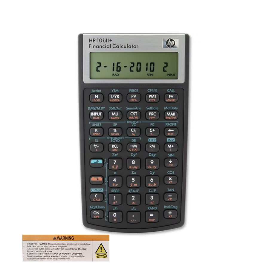 HP 10bII+ Financial Calculator