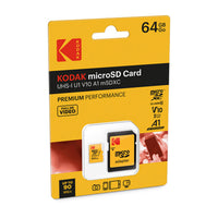 Kodak 64GB microSDXC + SD Adapter