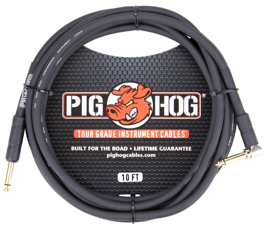 Pig Hog PH10R 10ft Instrument Cable