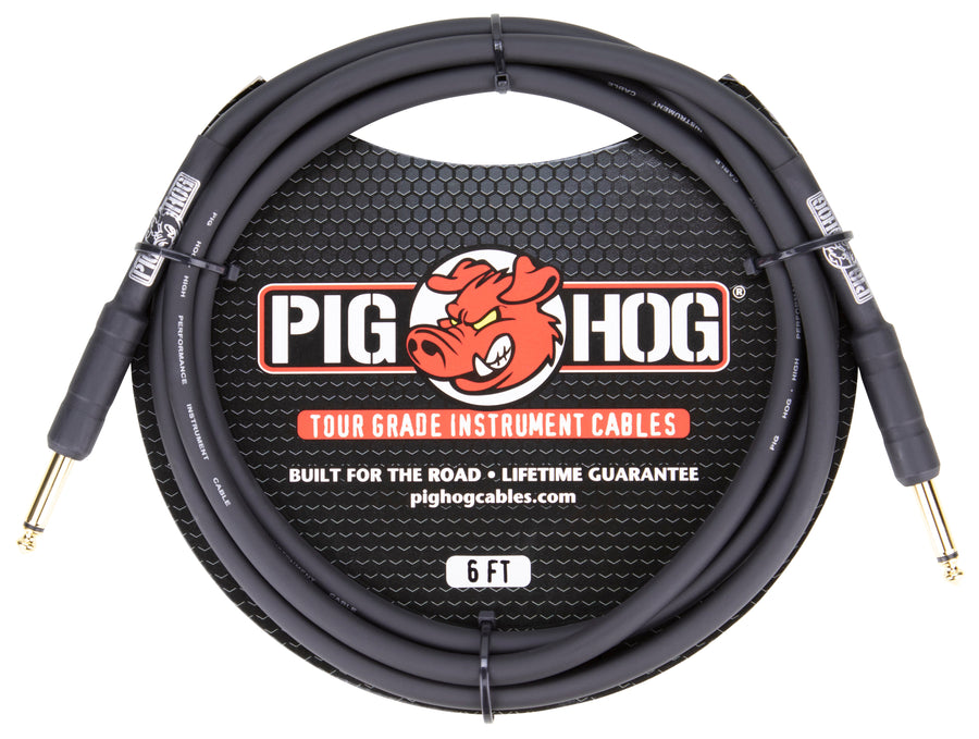 Pig Hog PH6R 6 ft Instrument Cable