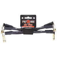 Pig Hog 6" Right Angle Patch Cables 4-Pack