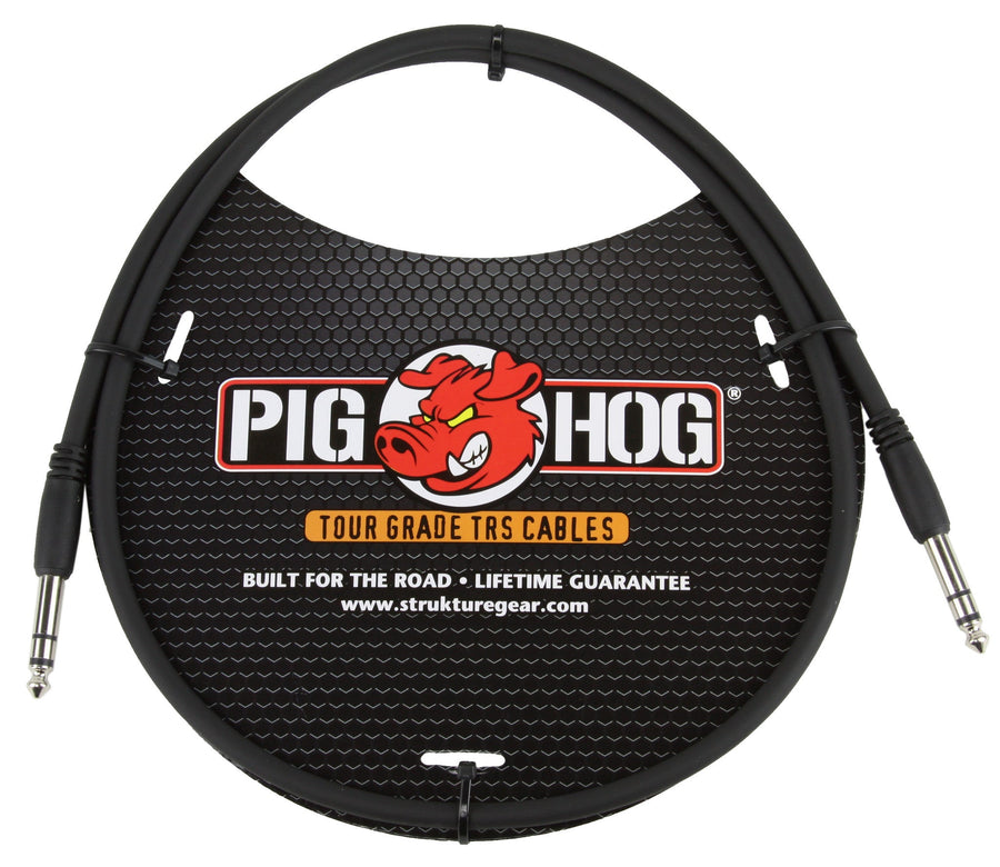 Pig Hog 3ft Balanced TRS Cable