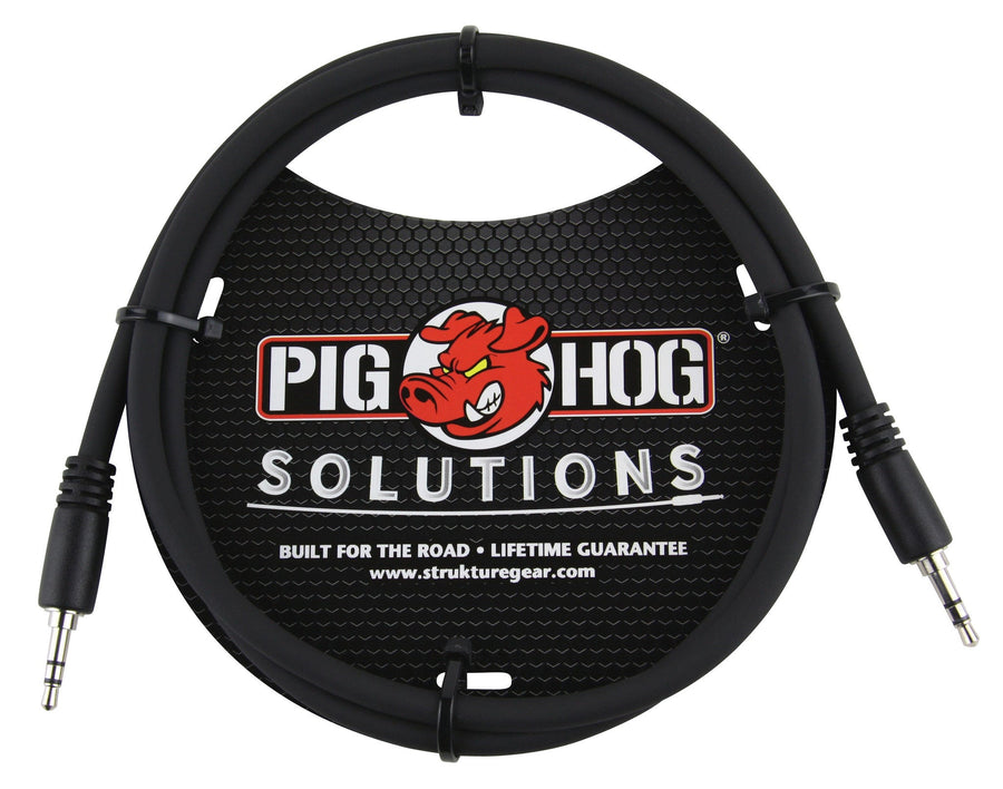 Pig Hog 3.5mm TRS–TRS Cable 3ft