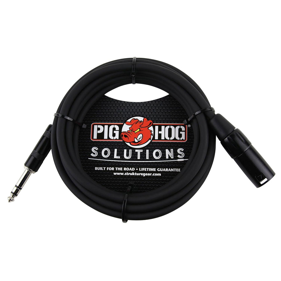 Pig Hog 15ft TRS–XLR Balanced Cable