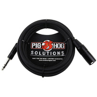 Pig Hog TRS to XLR Cable, 10 Ft