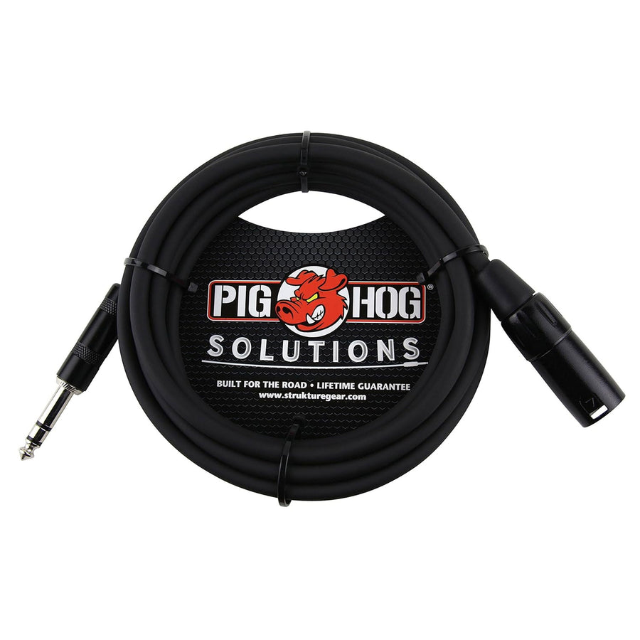 Pig Hog 25ft TRS-to-XLR Balanced Cable