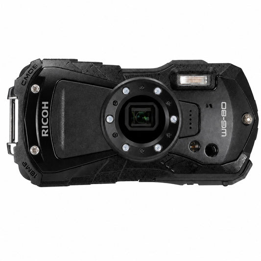 Ricoh WG-80 Rugged Camera (Black)