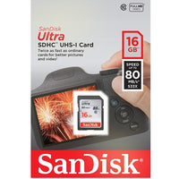 SanDisk Ultra 16GB SDHC Class 10