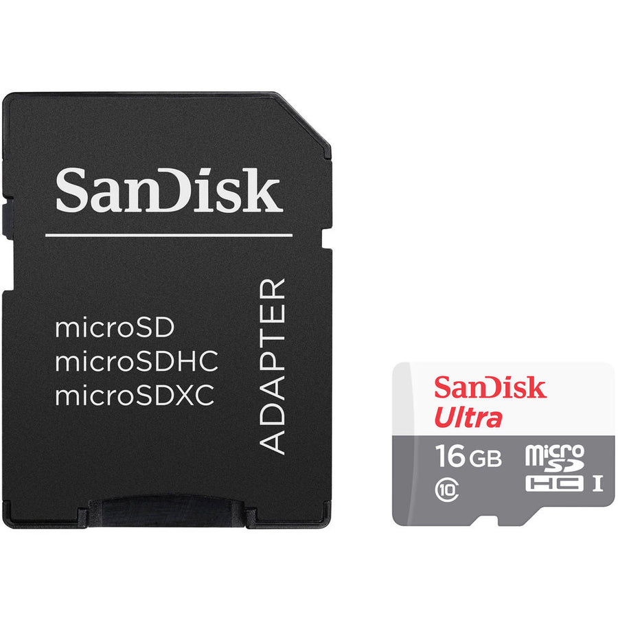 SanDisk 16GB Ultra microSDHC + Adapter