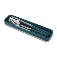 Travel Cutlery Set – Steel Fork, Spoon & Chopsticks