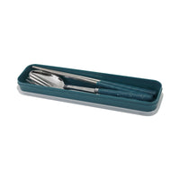 Travel Cutlery Set – Steel Fork, Spoon & Chopsticks