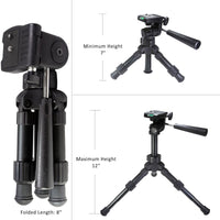 Pro 12" Tabletop Tripod with Pan Head