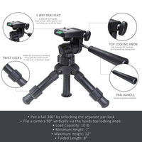 Pro 12" Tabletop Tripod with Pan Head