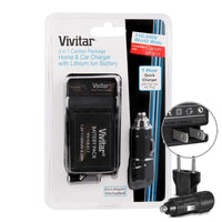 Vivitar Canon LP-E17 Battery & Charger Kit