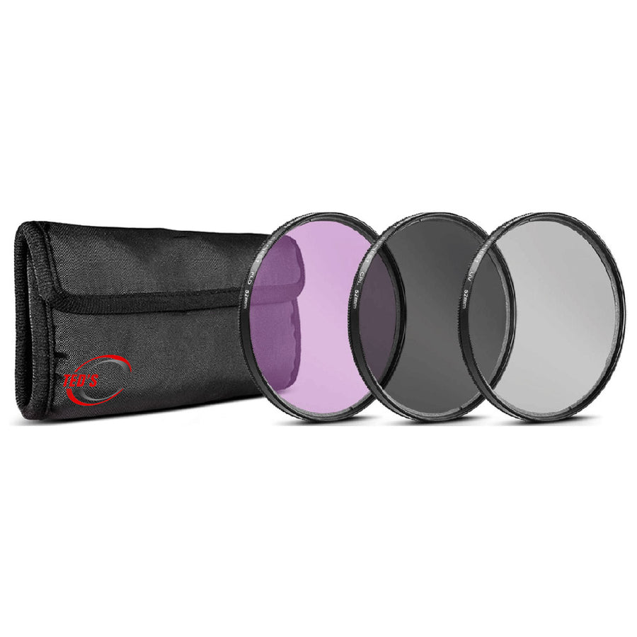 49mm UV CPL FLD Filter 3-Pack