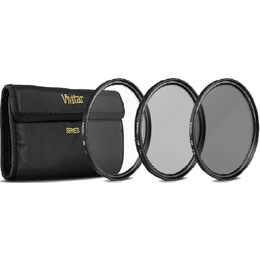 Vivitar 72mm 3-Piece Filter Kit