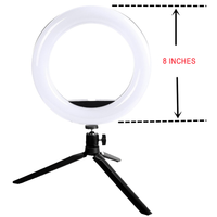 Vivitar 8" LED Ring Light & Tripod