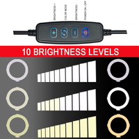 Vivitar 8" LED Ring Light & Tripod