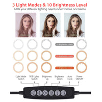 Vivitar 10" RGB Ring Light Kit