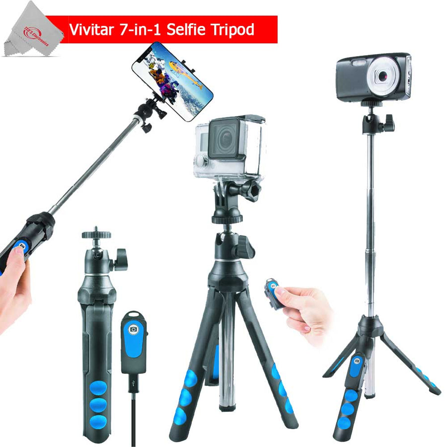 Vivitar 7-in-1 Selfie Tripod & Remote
