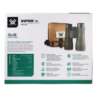 Vortex Viper HD 10x50 Binoculars Green