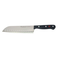 Wüsthof 7" Hollow Edge Santoku – Black