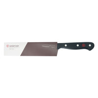 Wüsthof 7" Hollow Edge Santoku – Black