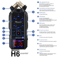 Zoom H6essential Portable Recorder