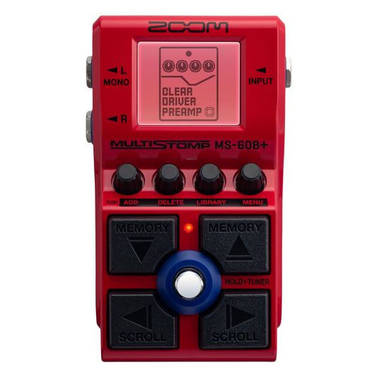 Zoom MS-60B+ Bass MultiStomp Pedal