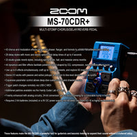 Zoom MS-70CDR+ MultiStomp Pedal